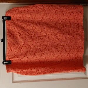 Alfani eyelet design skirt. Size 16. Totally fits more a definite size 1X